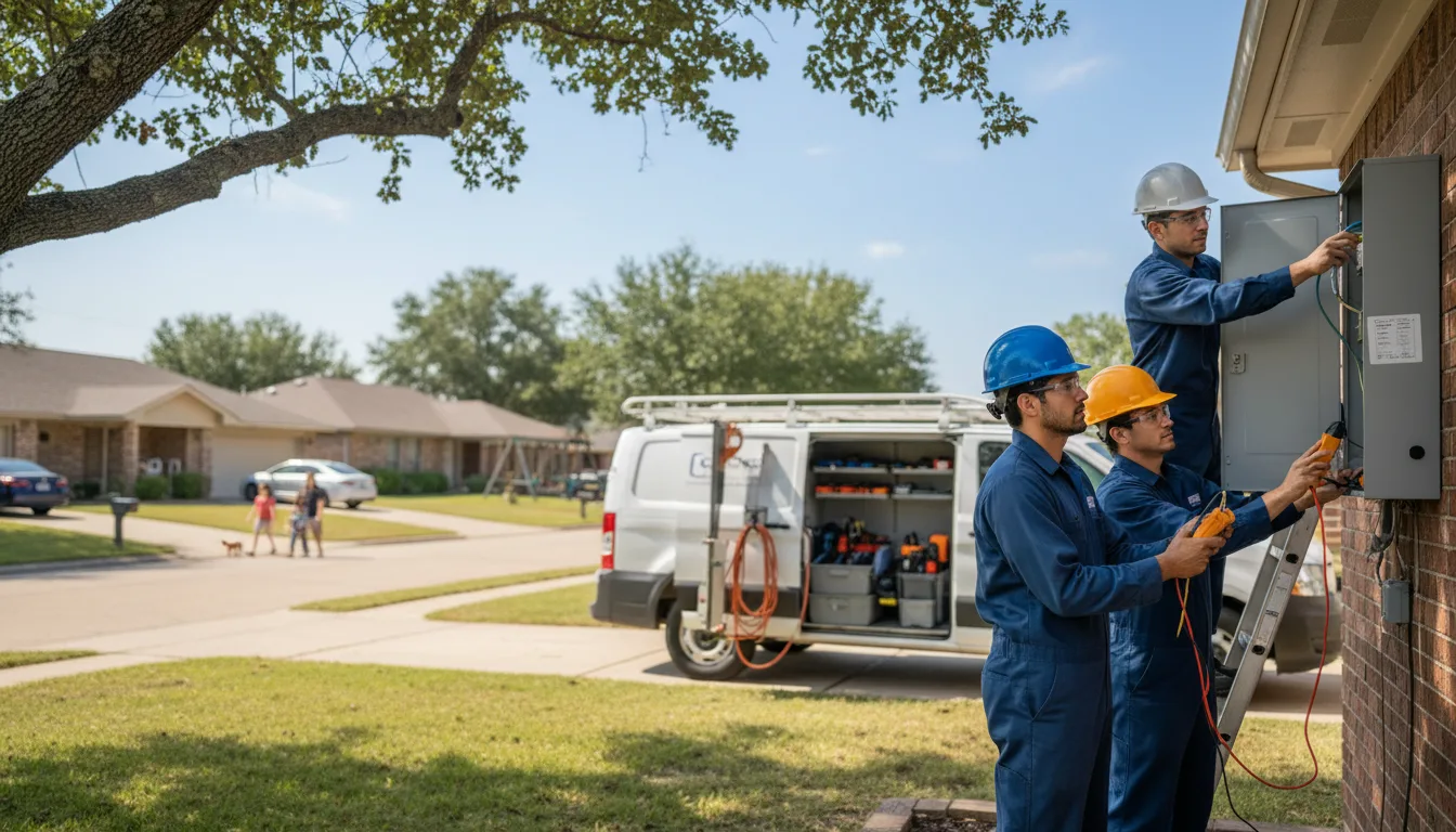 Certified electrician providing emergency electrical services in Advance, NC